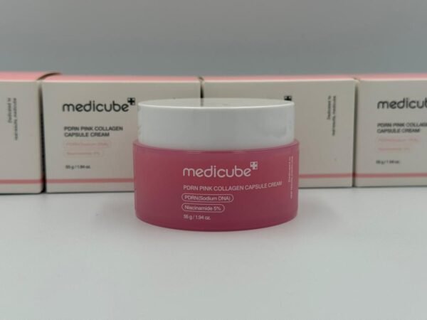 Medicube PDRN Pink Collagen Capsule Cream – Niacinamide 5%.