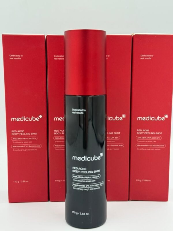 Medicube Red Acne Body Peeling Shot – Peeling Anti-Acné Corps 32% AHA·BHA·PHA·LHA (110g)